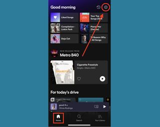 how to change spotify display name - settings