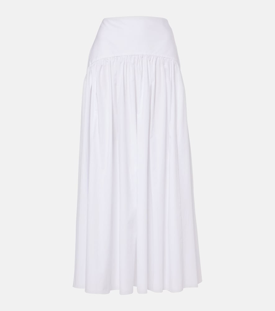 Procida High-Rise Cotton Maxi Skirt