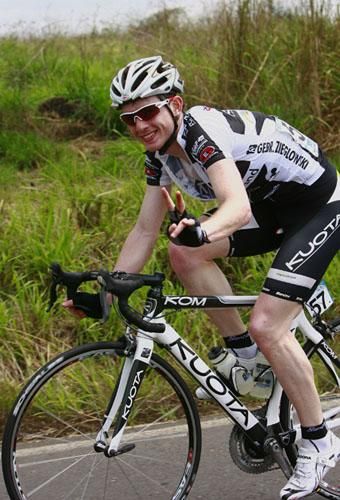 Matthias Bertling (Kuota Indeland) acknowledges the camera.