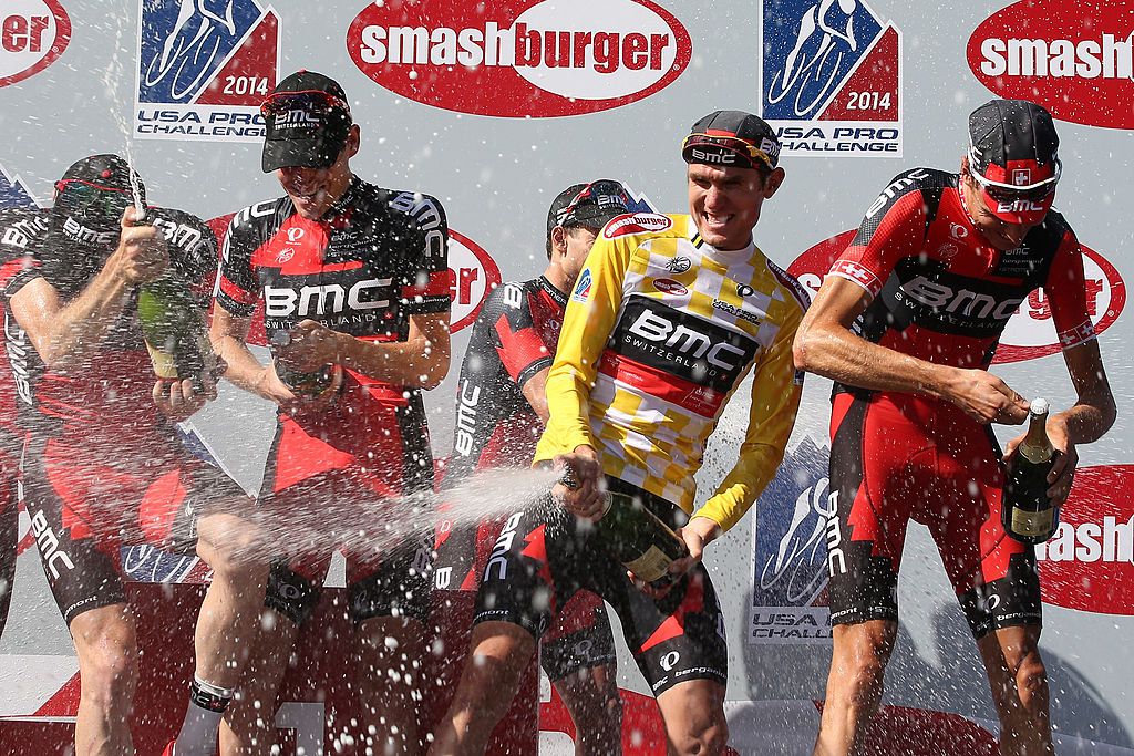 during the final stage of the 2014 USA Pro Challenge from Boulder to Denver on August 24, 2014 in Denver, Colorado.