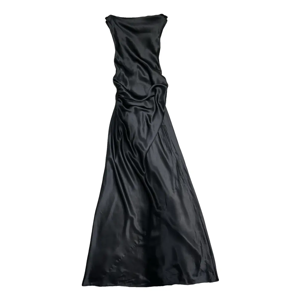 Silk Mid-Length Dress