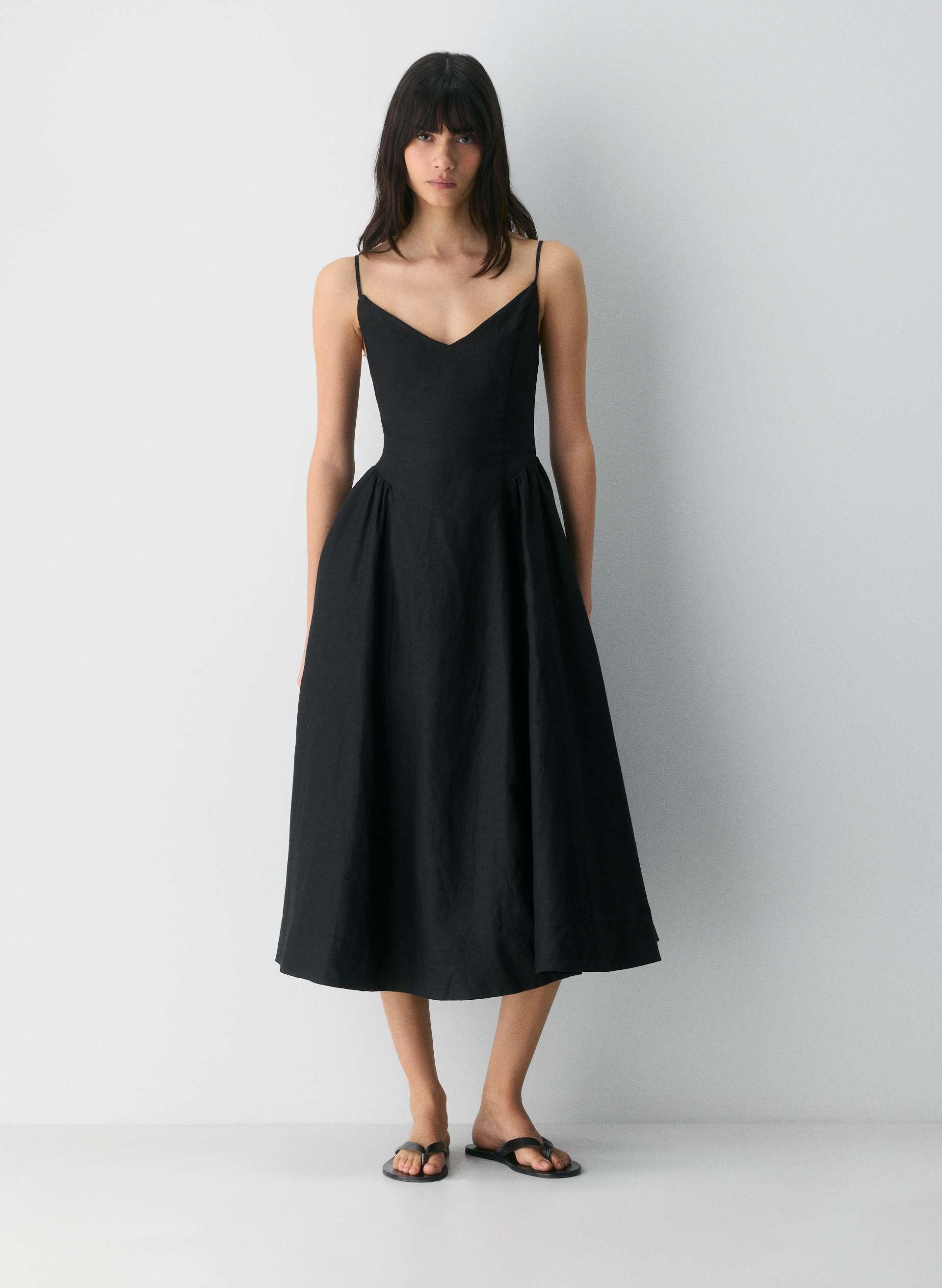 Technique Linen Dress