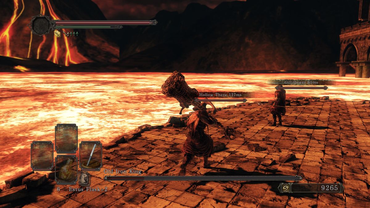 DS2 seamless co-op players in seamingly empty old iron king room