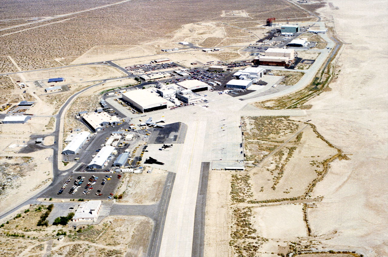 Aerial View of NASA&#039;s Dryden Flight Research Facility