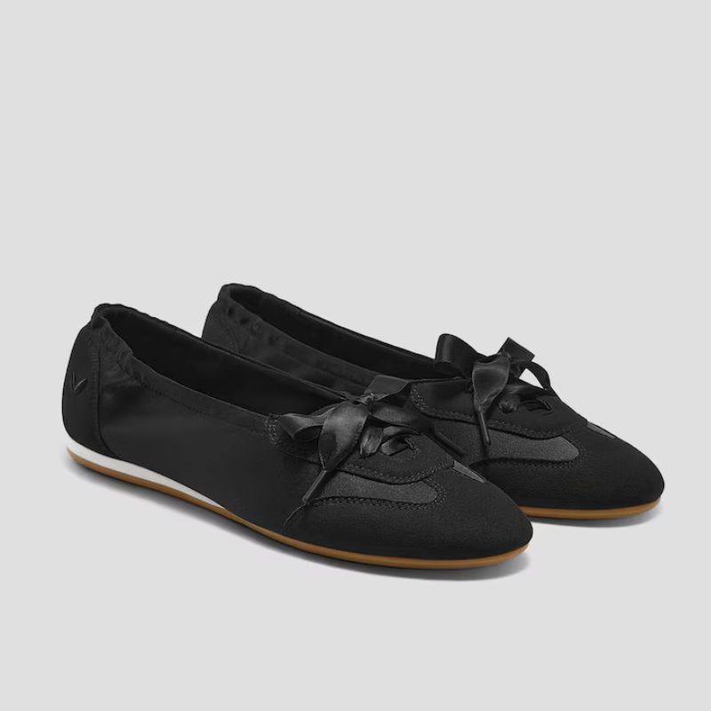 black sneaker-ballet pump hybrid