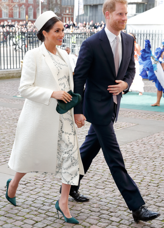 Meghan, Duchess of Sussex and Prince Harry, Duke of Sussex attend the 2019 Commonwealth Day service at Westminster Abbey on March 11, 2019 in London, England.