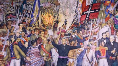1811&rsquo;s independence movement in a 1961 fresco