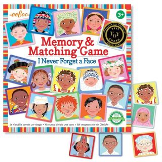 eeBoo I Never Forget a Face Memory and Matching Game