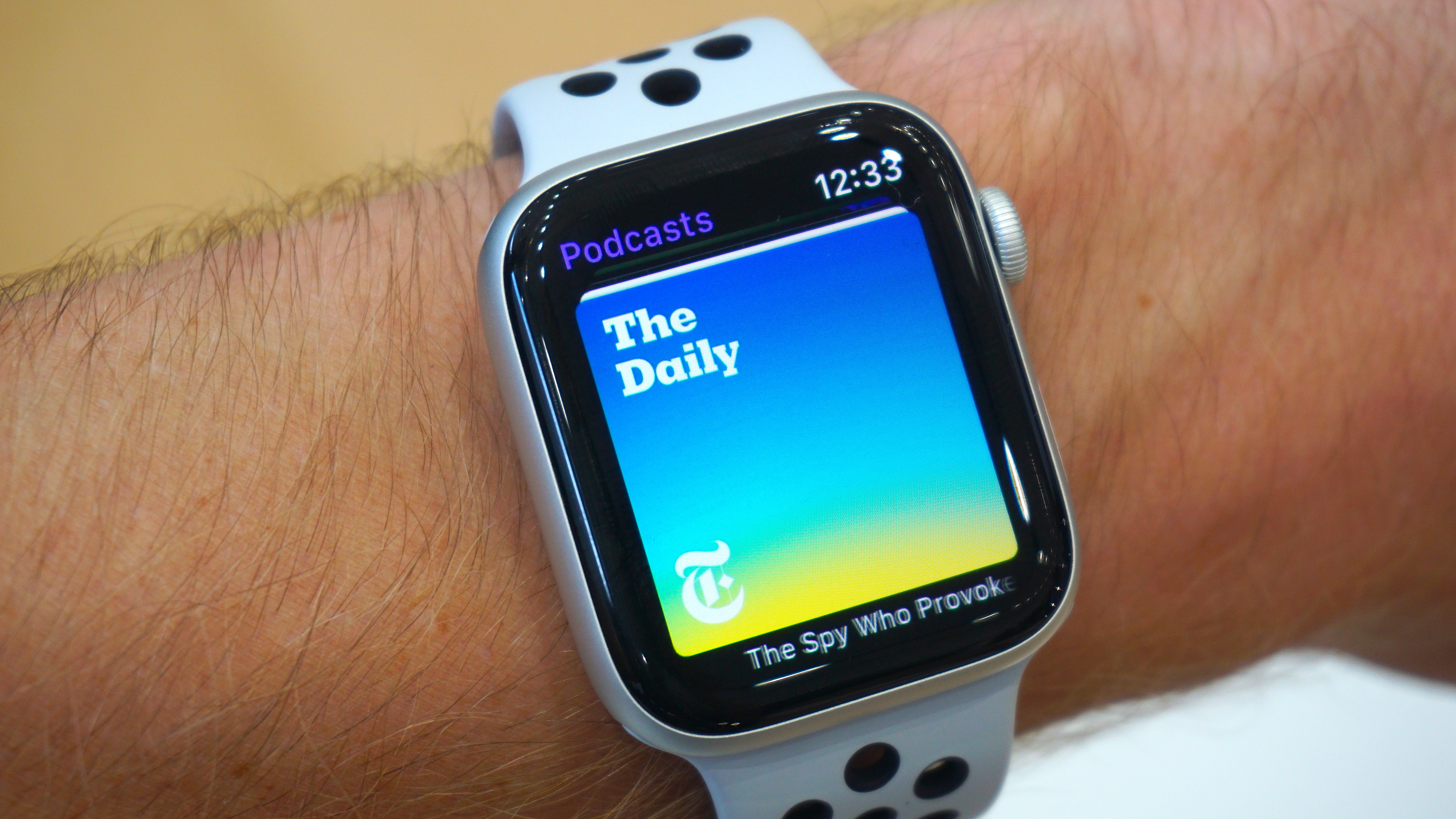 While not a Watch face, the new podcast app comes with WatchOS 5.