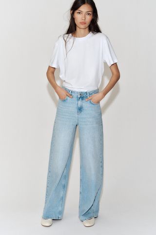 Z1975 Wide-Leg Mid-Rise Jeans