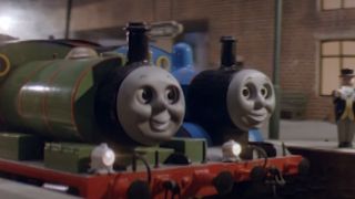 Percy and Thomas on Thomas the Tank Engine and Friends