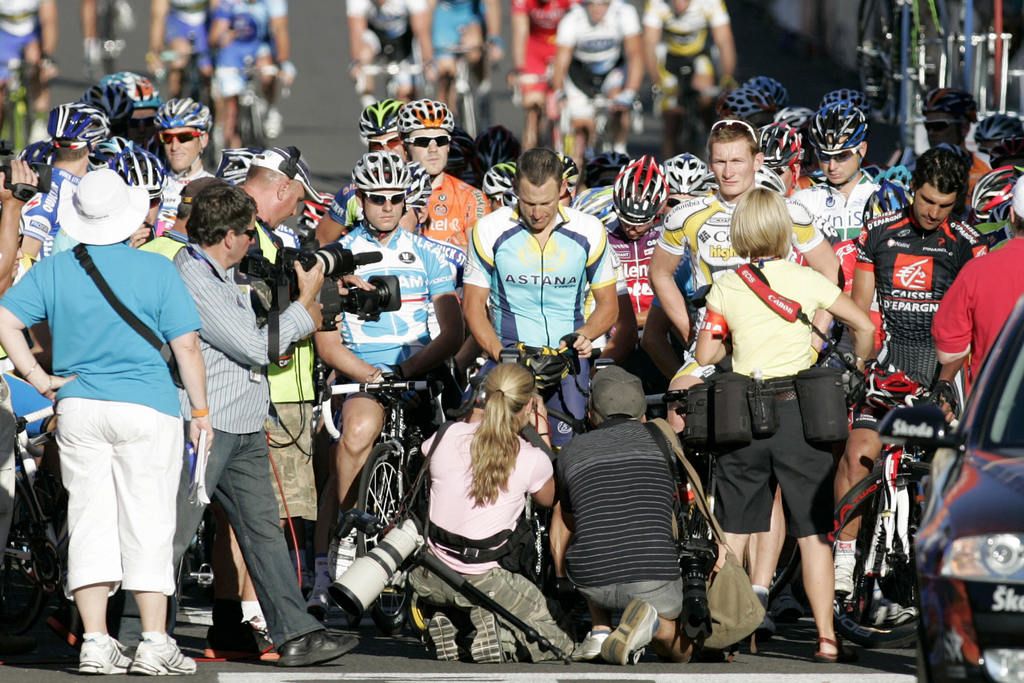 Lance Armstrong attracted a large following when he rode the race in 2009 with Astana