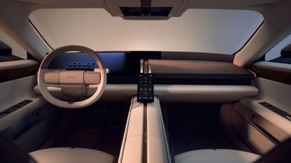 Up front in the Jaguar Type 01