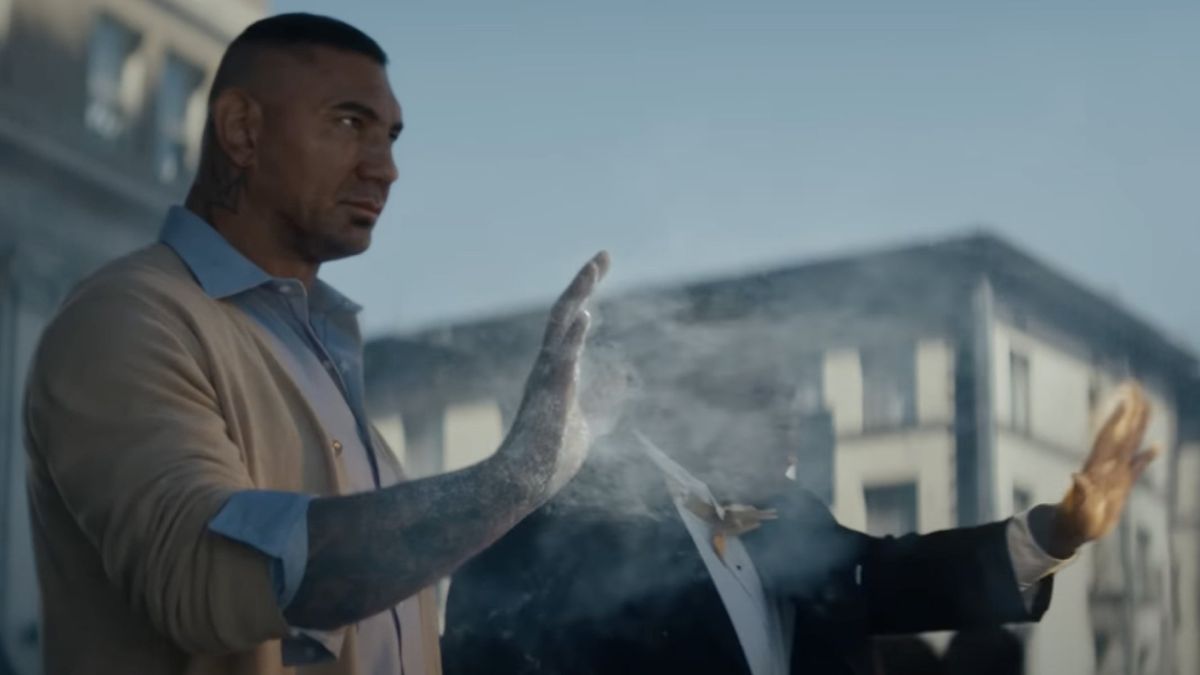 Dave Bautista in the Mortal Kombat 1 official live action trailer