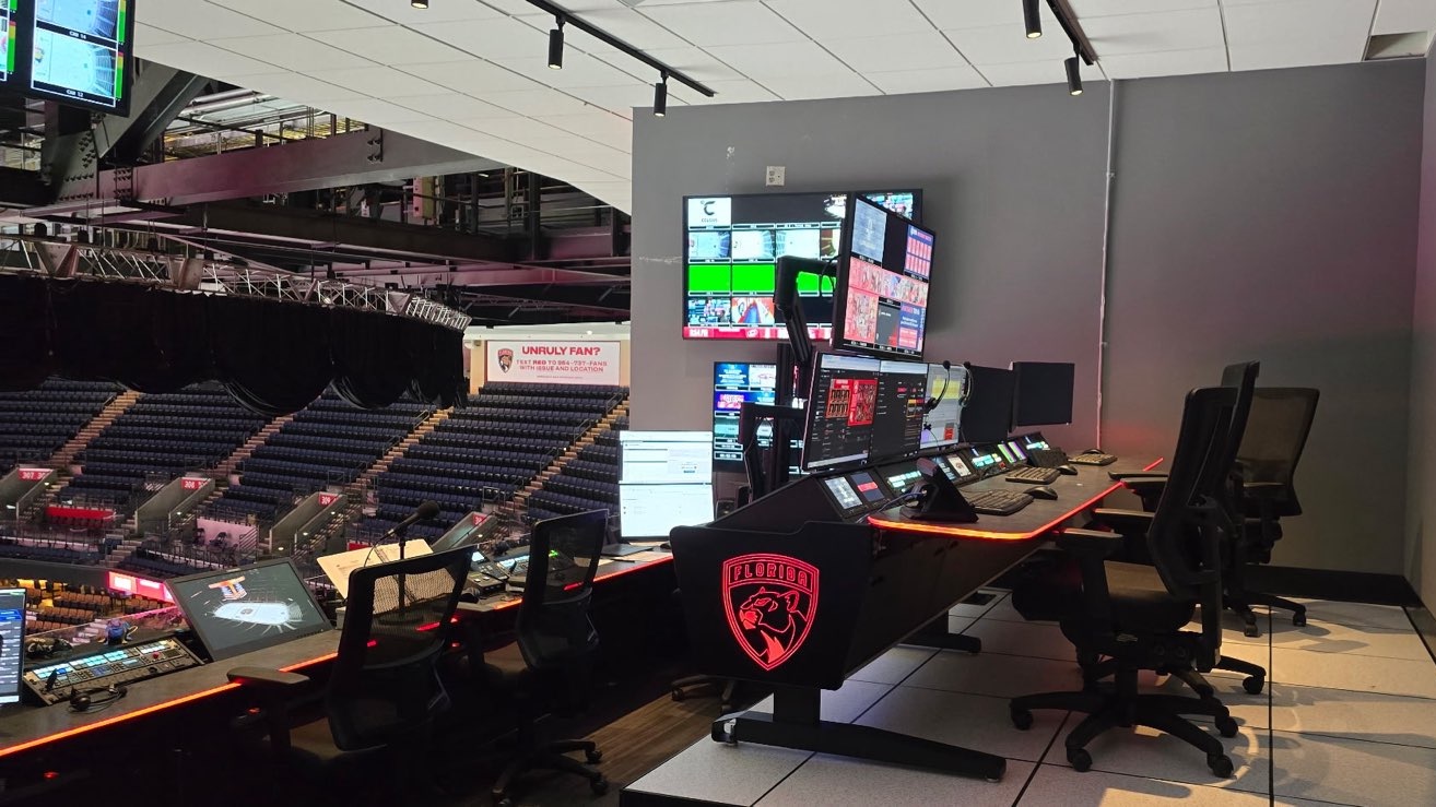 The new production facility at the home arena of NHL's Florida Panthers.