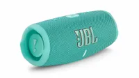 JBL Charge 5 in mint green on white background