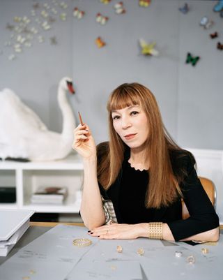 Victoire de Castellane, in her studio at Dior HQ, Paris