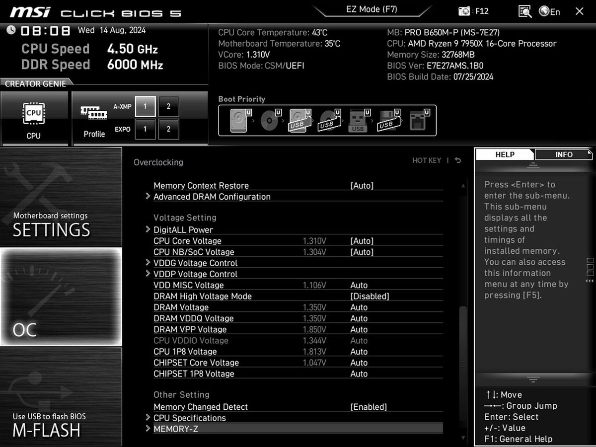 MSI Pro B650M-P