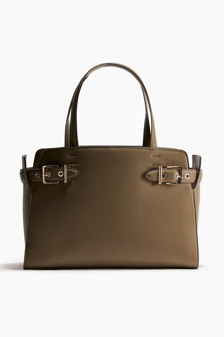 Buckle-Detail Tote Bag
