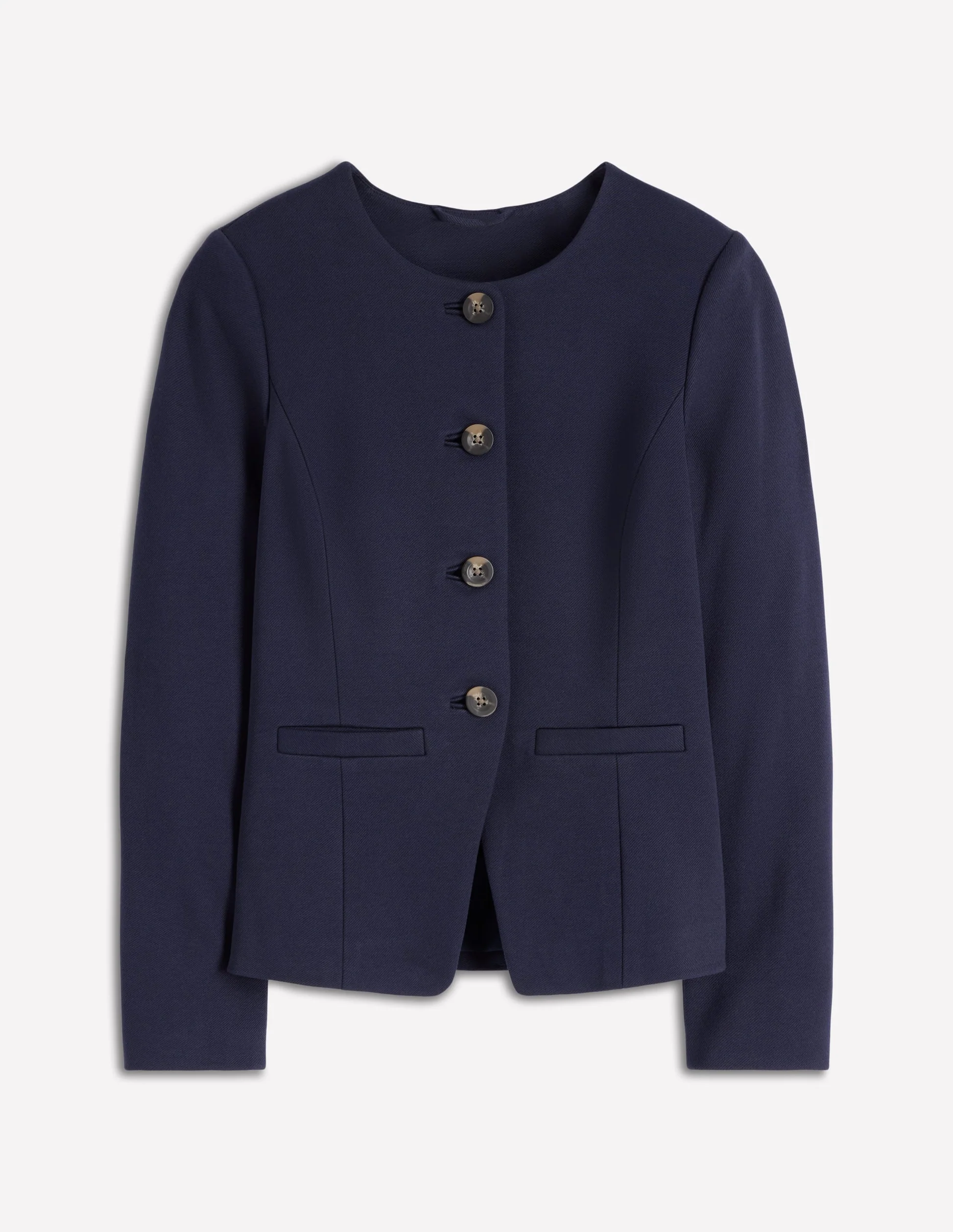 Hampstead Ponte Twill Blazer-Navy