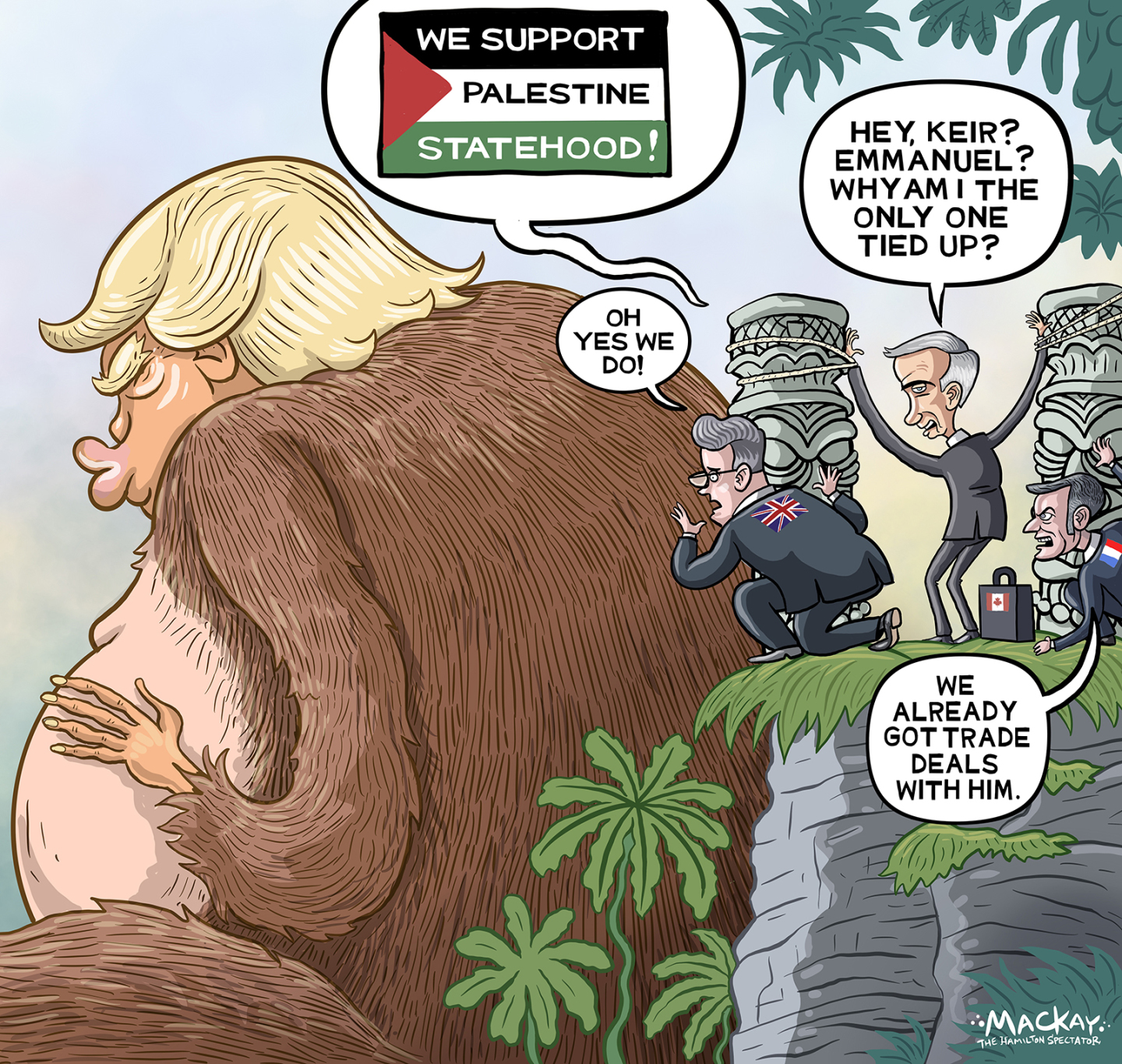 Political cartoon