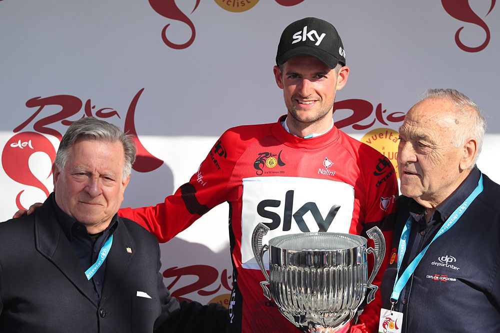 Wout Poels (Team Sky) leads the overall classification at Ruta del Sol