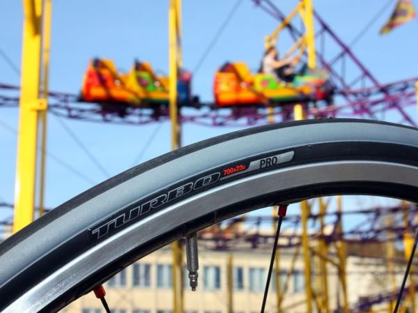 Specialized debuted its new Turbo line at the Saxo Bank team hotel in Kortrijk, Belgium.