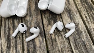 AirPods 4 compared with AirPods 3