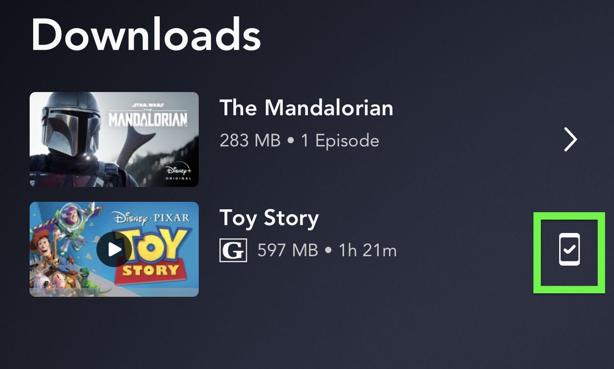 can you download shows on disney plus on mac