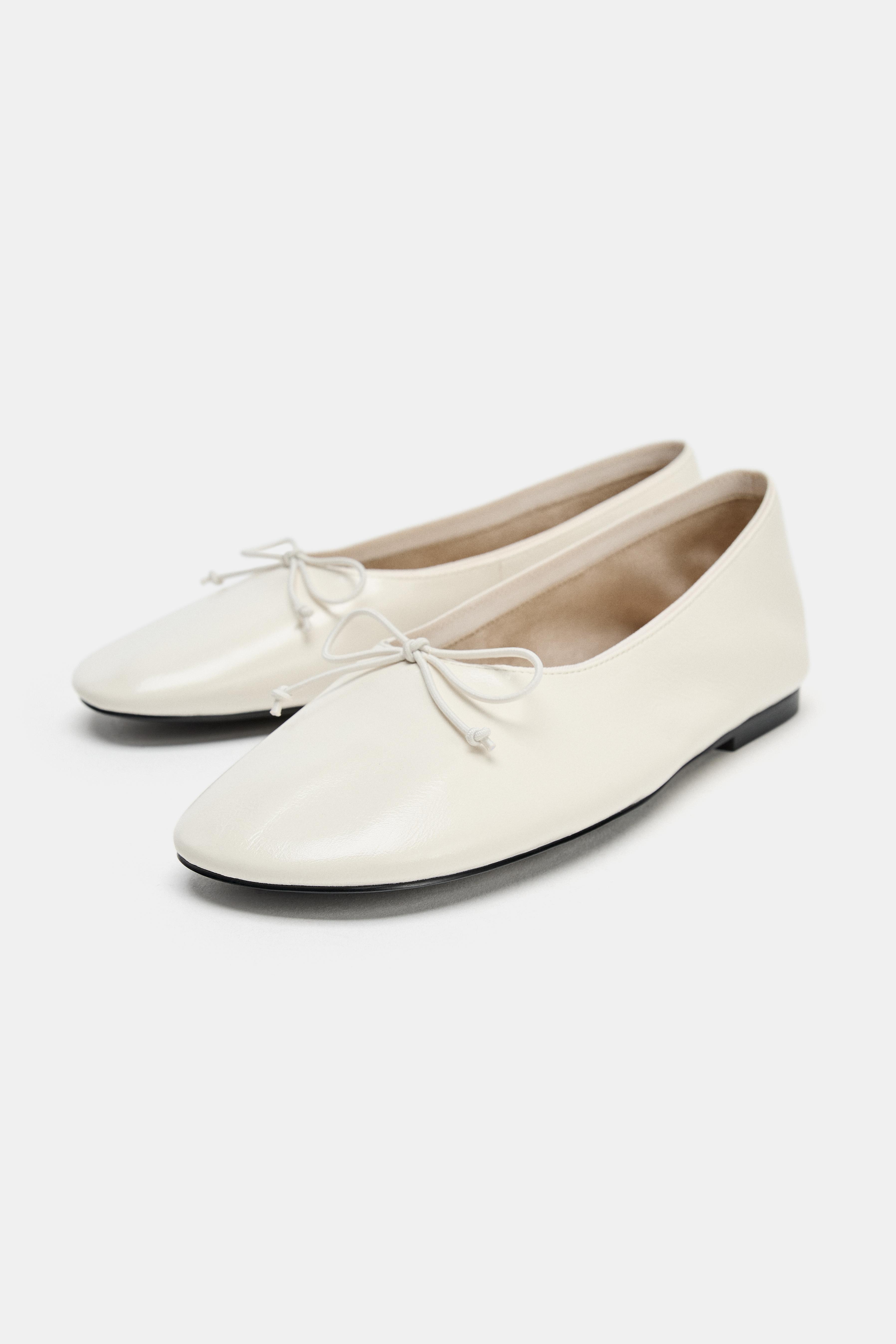 Limited Edition Leather Ballet Flat with Bow