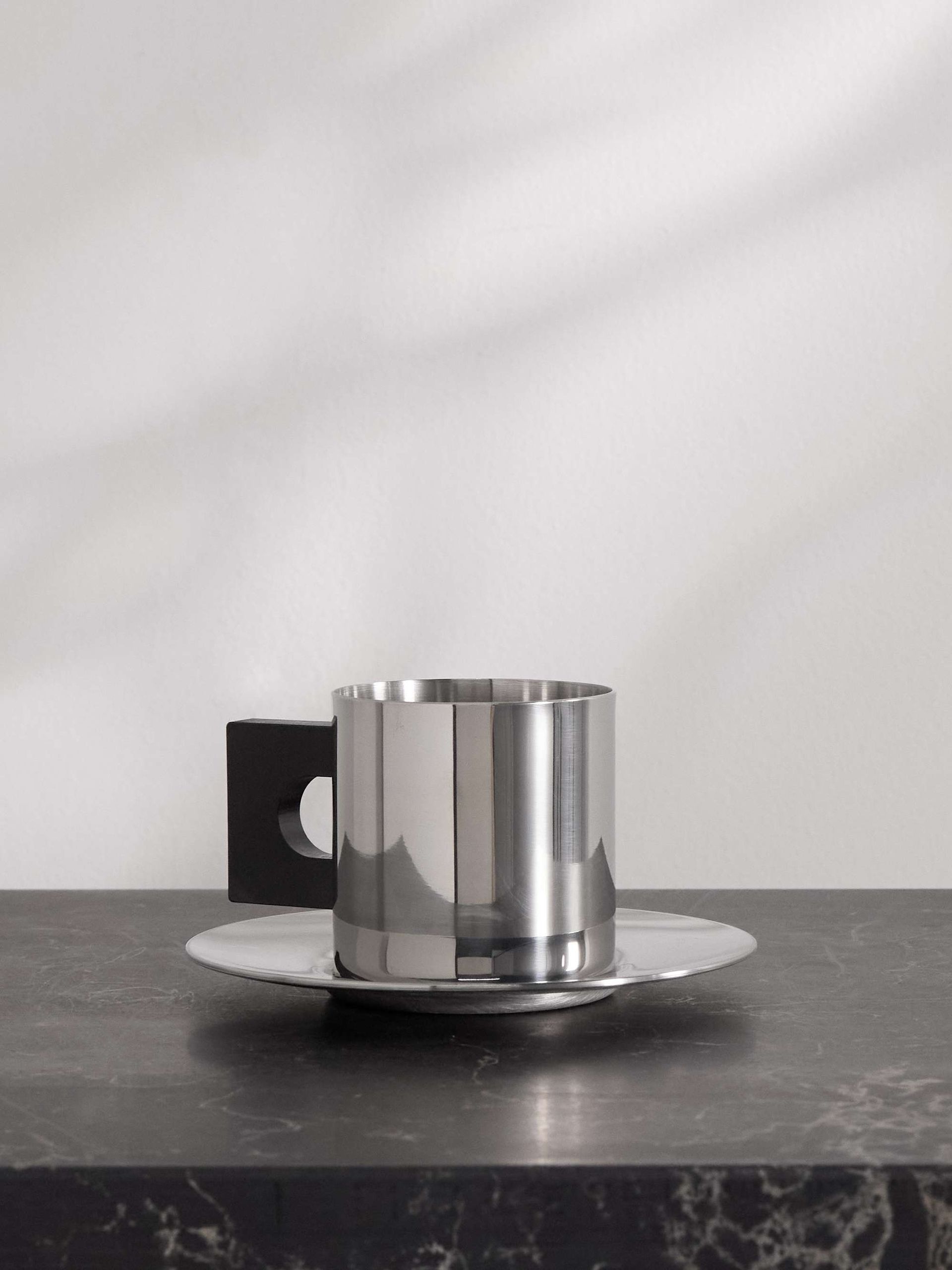 + Sophia Roe S.r. Collection Stainless Steel Cup and Saucer Set