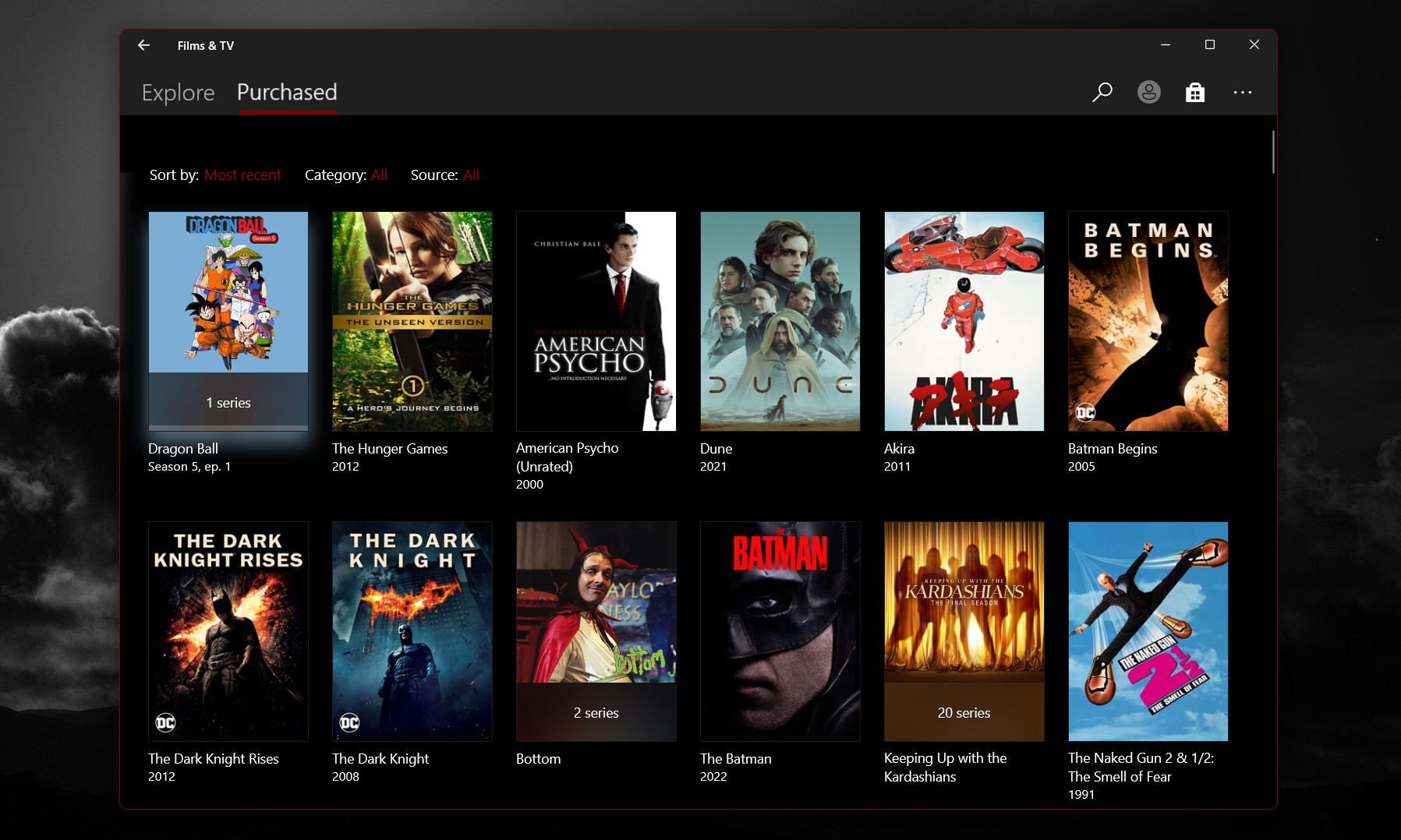 Microsoft Movies & TV