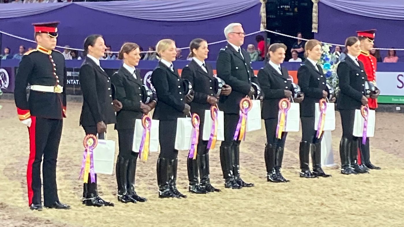 Police bravery award: Avon and Somerset Police&amp;rsquo;s mounted section at HOYS 2021