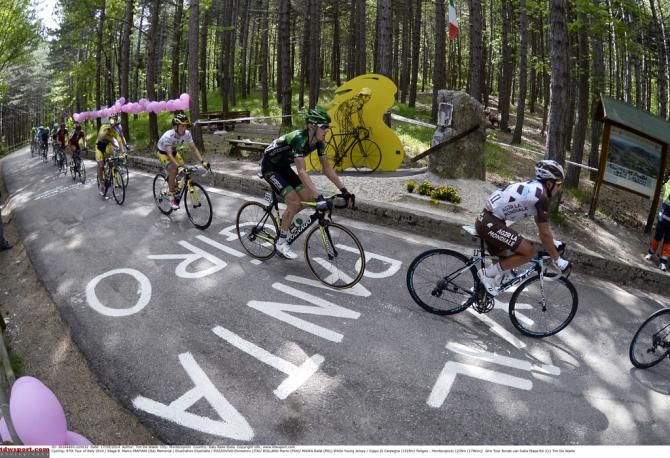 A memorial to Marco Pantani