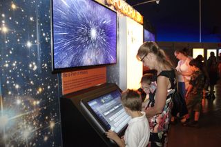 Learning at Space Shuttle Enterprise Pavilion Reopening