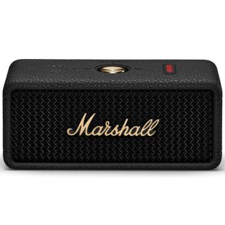 Marshall Emberton III Bluetooth speaker in Black and Brass.