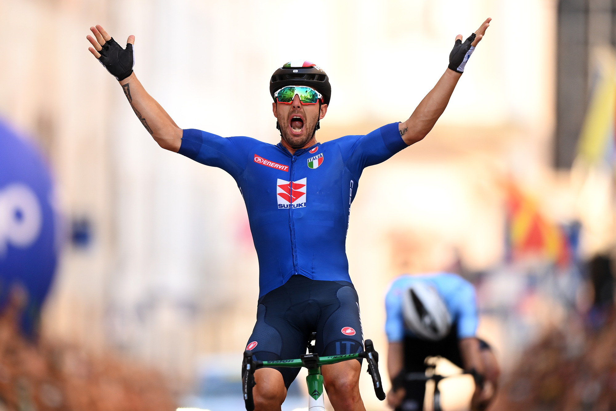 Sonny Colbrelli outwits Remco Evenepoel to become European men's race | Cycling Weekly