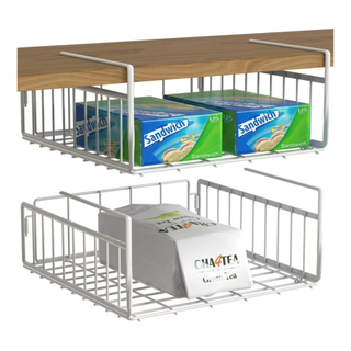 A set of under-shelf baskets