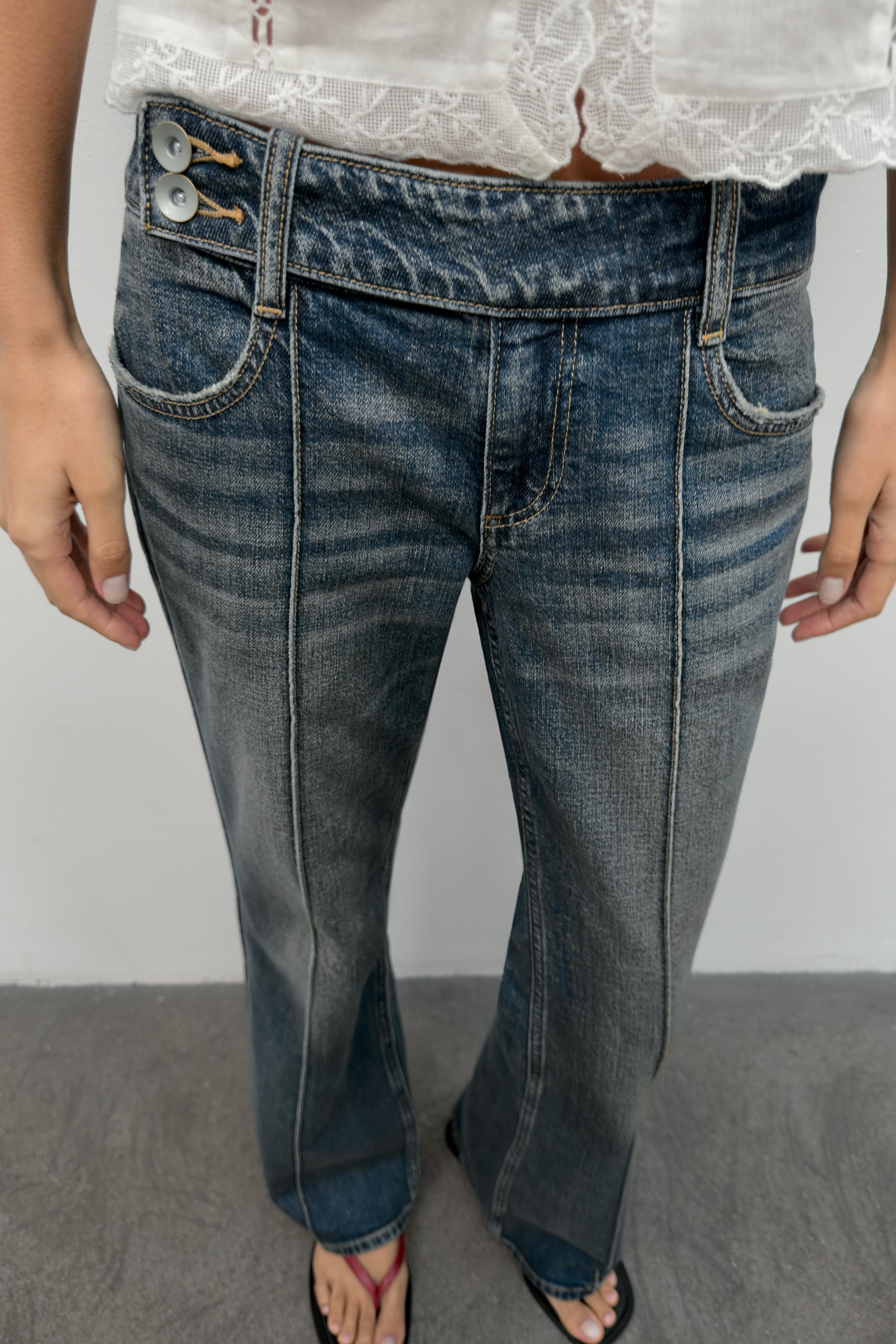 Low Rise Trf Bootcut Jeans