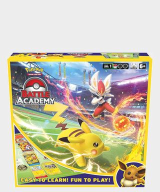 Pokemon Battle Academy box on a plain background