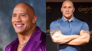 The Rock and his waxwork