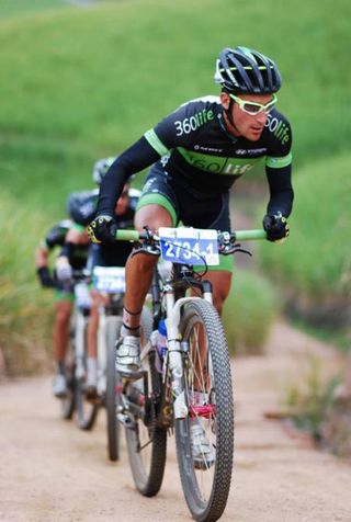 Kevin Evans, seen here in action during the 2012 Sani2c stage race, has signed a two-year contract with FedGroup-Itec.