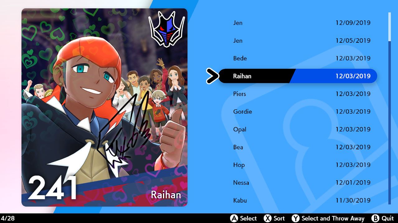 Raihan Rare League Card