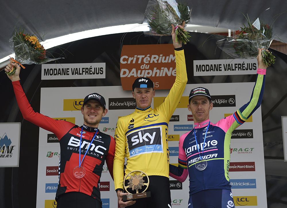Chris Froome (Team Sky) wins the 2015 Criterium du Dauphine