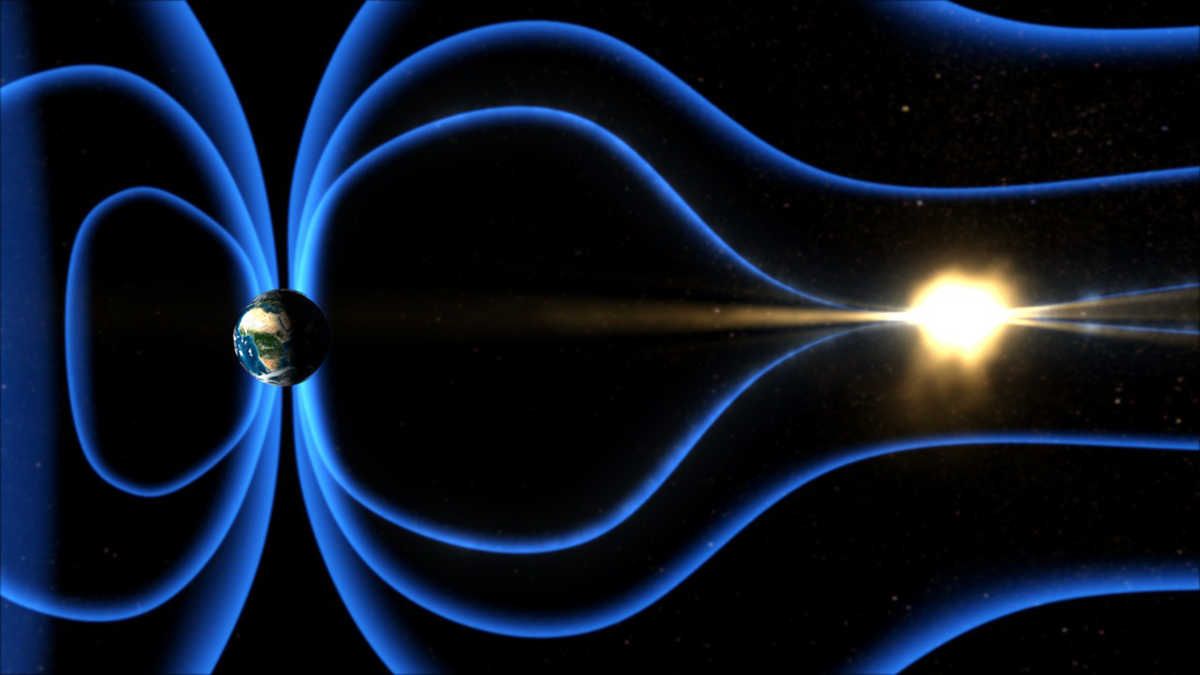 Er is iets vreemds aan de hand met de staart van het magnetische veld van de aarde