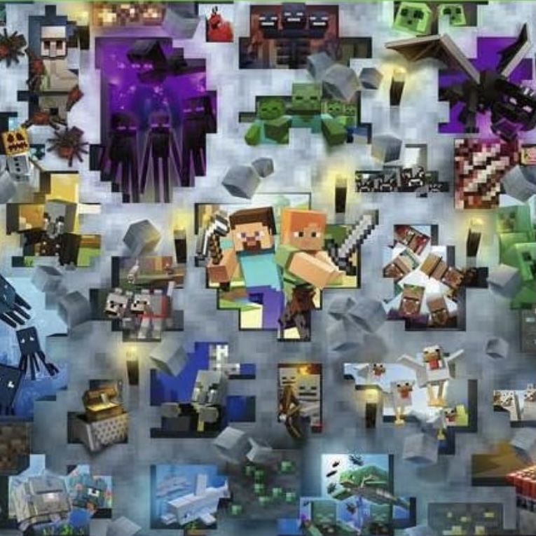 Ravensburger Minecraft Mobs puzzle