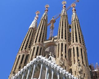 Exterior shot of Sagrada Família