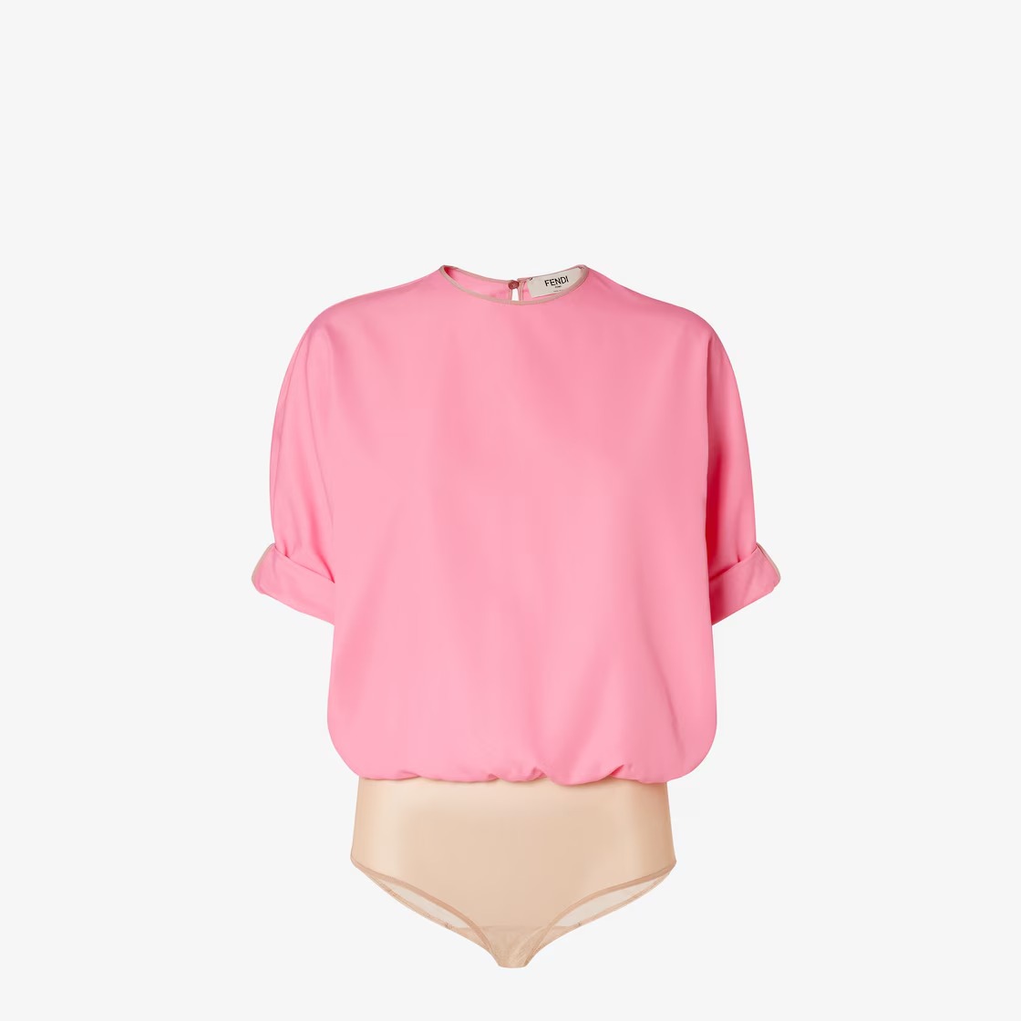 Fendi, Pink Technical Viscose Bodysuit