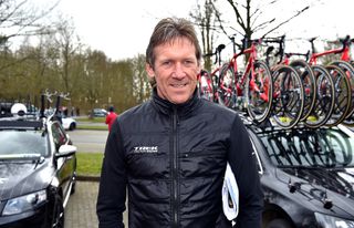 1988 Paris-Roubaix winner Dirk Demol is now a directeur sportif with Trek-Segafredo