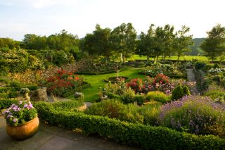 A large garden in Lancashire